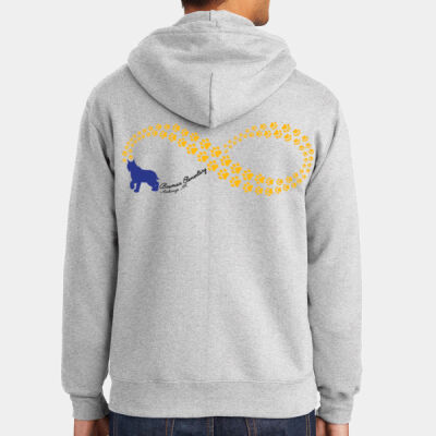Infinity Paw Print Adult Hoodie Thumbnail